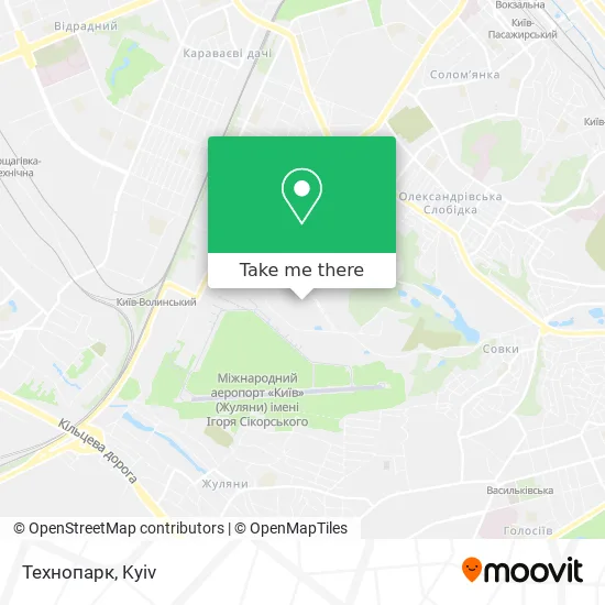 Технопарк map
