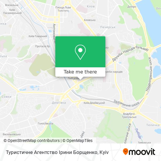 Туристичне Агентство Ірини Борщенко map