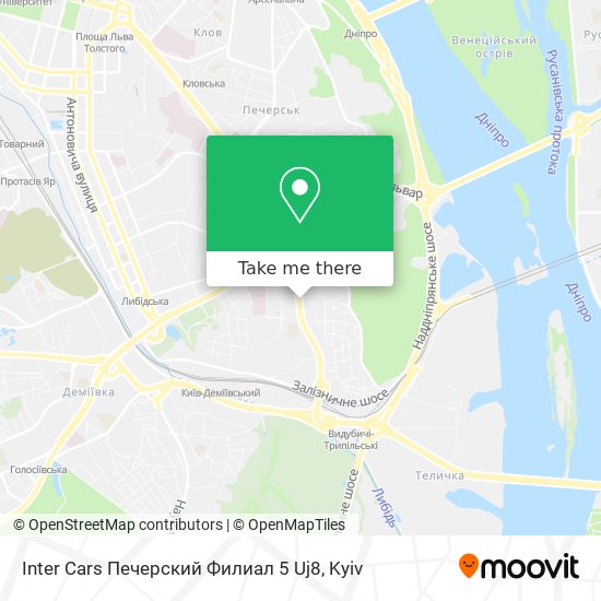 Inter Cars Печерский Филиал 5 Uj8 map
