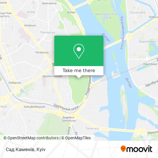 Карта Сад Каменів