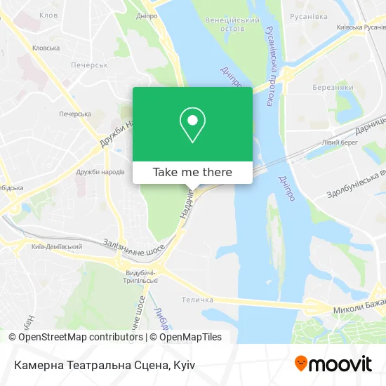 Карта Камерна Театральна Сцена
