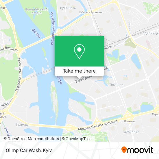 Olimp Car Wash map