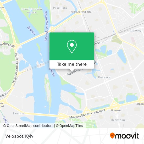 Velospot map