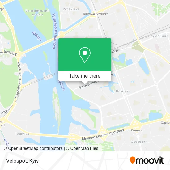 Карта Velospot