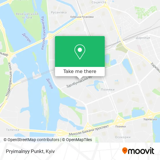 Карта Pryimalnyy Punkt