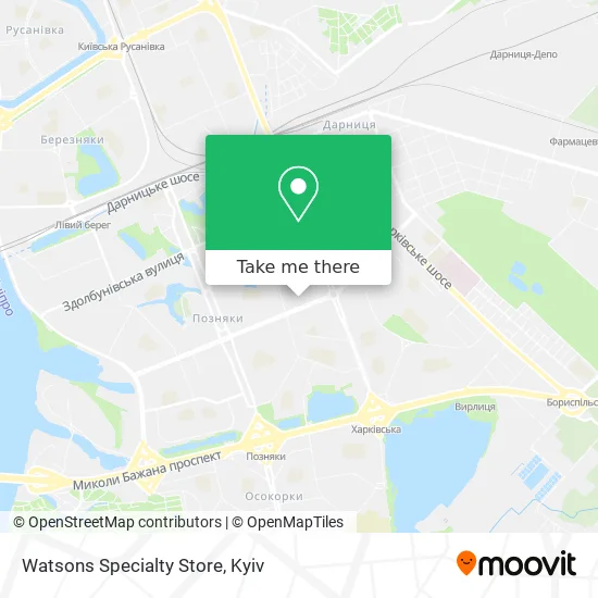 Карта Watsons Specialty Store