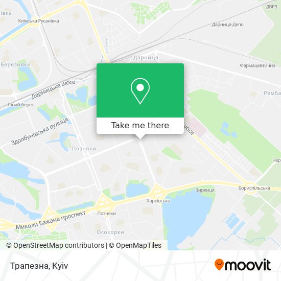 Трапезна map