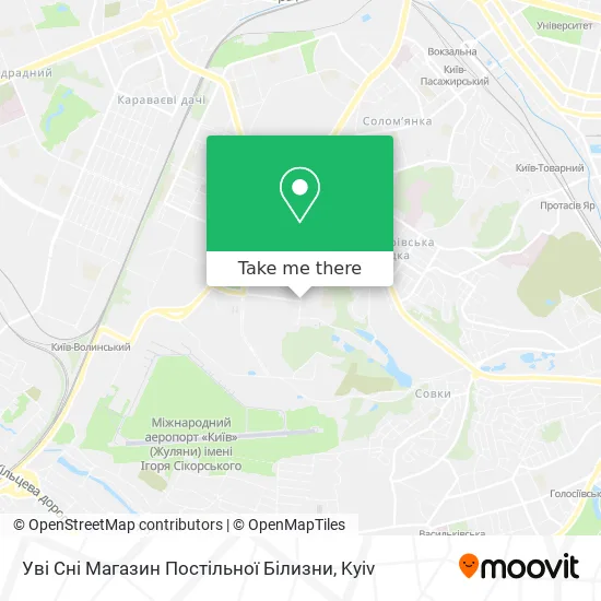 Уві Сні Магазин Постільної Білизни map