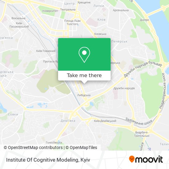 Карта Institute Of Cognitive Modeling