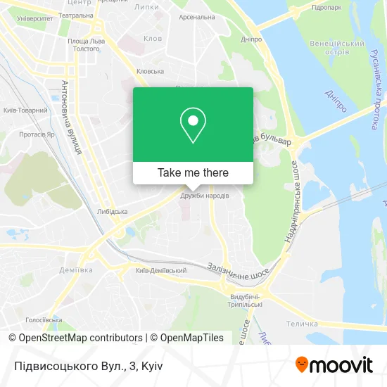 Карта Підвисоцького Вул., 3