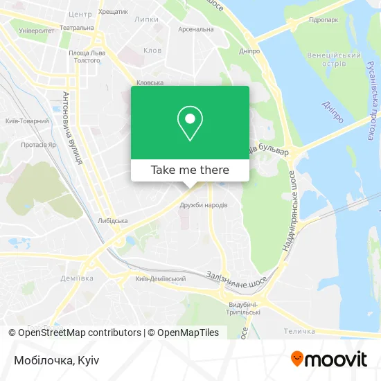 Карта Мобiлочка