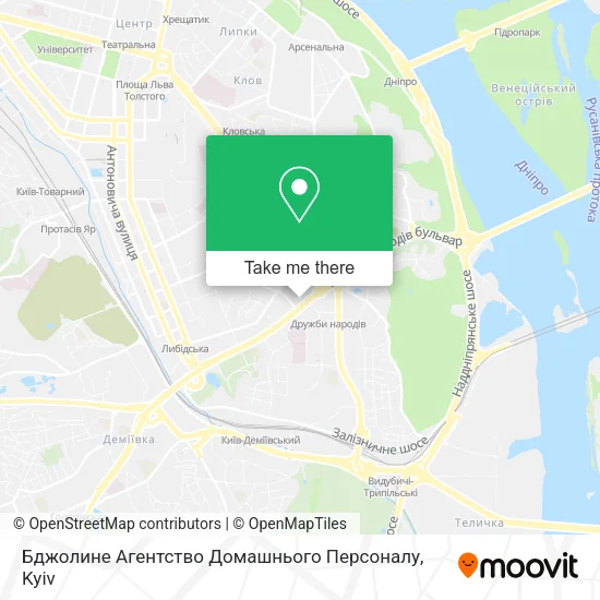 Карта Бджолине Агентство Домашнього Персоналу