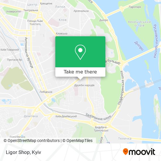 Ligor Shop map