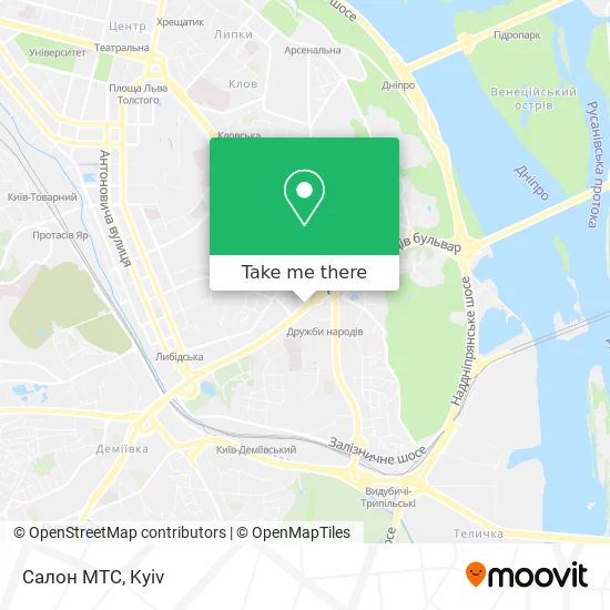 Салон МТС map