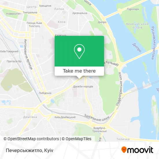 Печерськжитло map