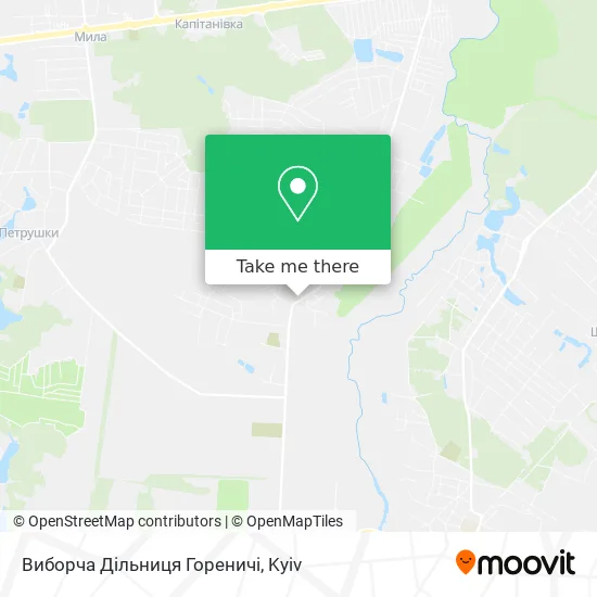 Виборча Дільниця Гореничі map