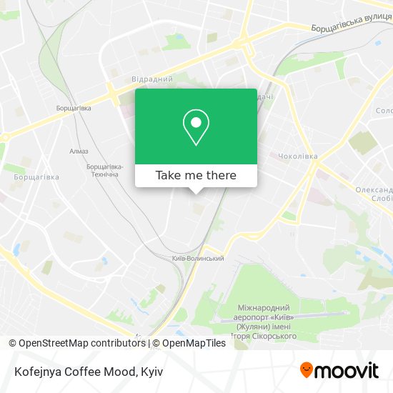 Карта Kofejnya Coffee Mood