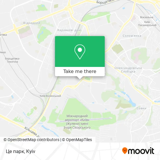 Карта Це парк