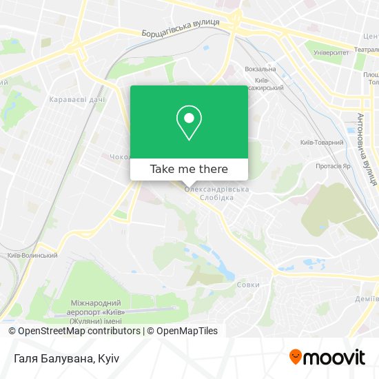 Галя Балувана map