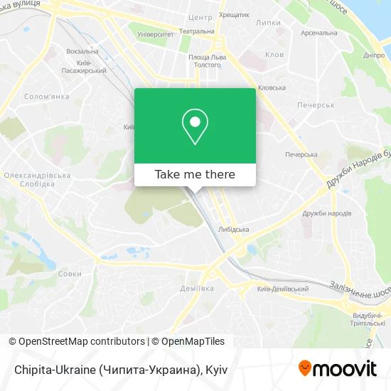 Карта Chipita-Ukraine (Чипита-Украина)