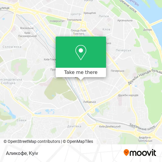 Аликофе map