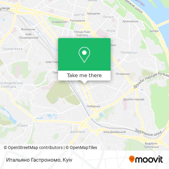 Итальяно Гастрономо map