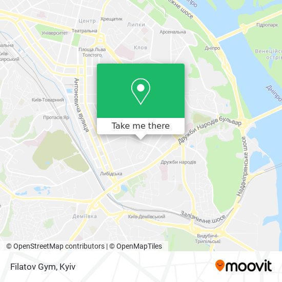 Filatov Gym map