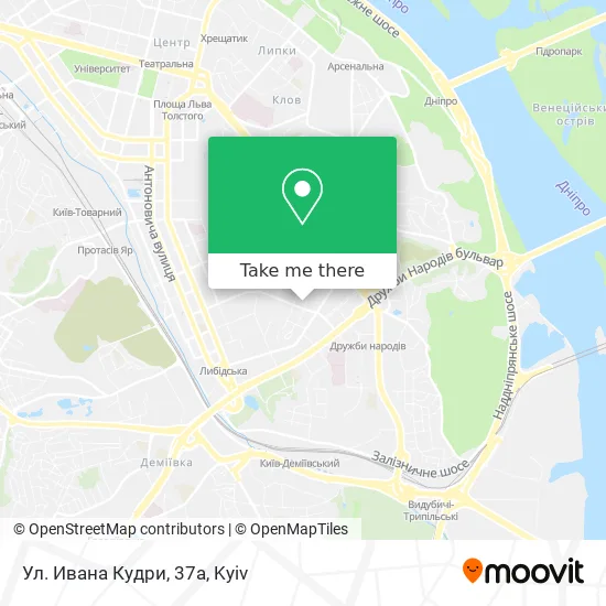 Карта Ул. Ивана Кудри, 37а