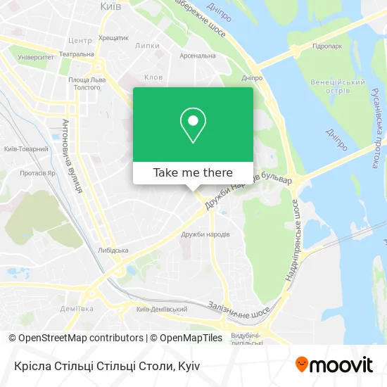 Карта Крісла Стільці Стільці Столи