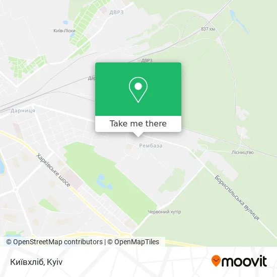 Карта Київхліб