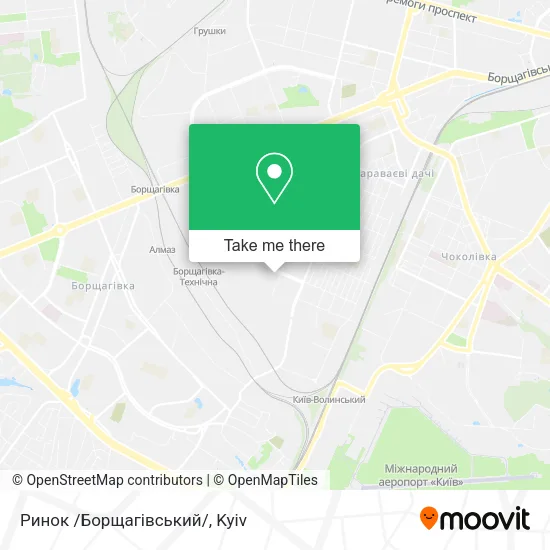 Карта Ринок /Борщагівський/