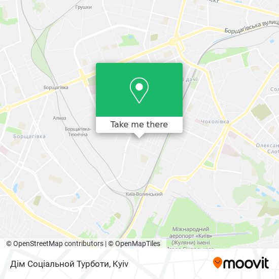 Карта Дім Соціальной Турботи