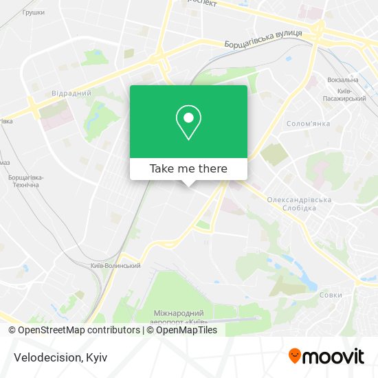 Velodecision map