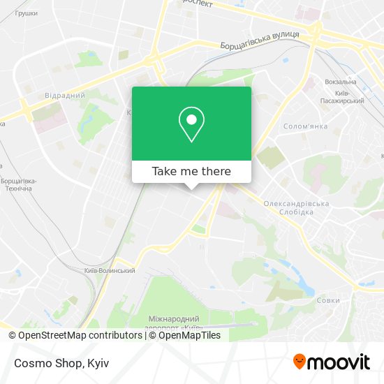 Cosmo Shop map