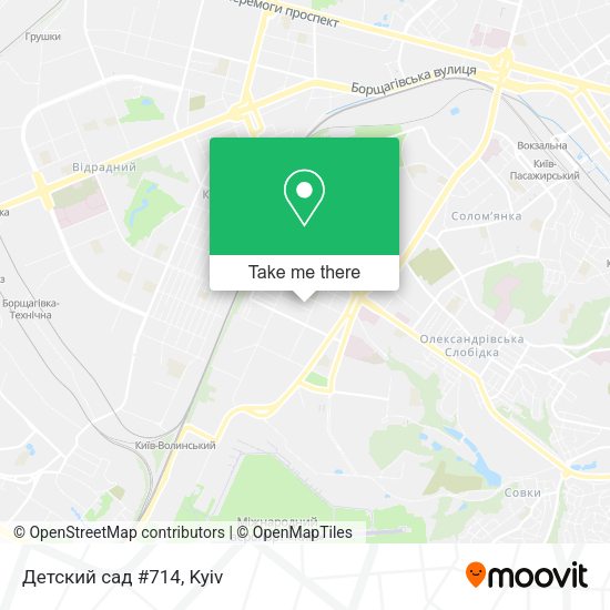 Карта Детский сад #714