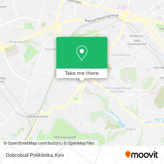 Карта Dobrobud Poliklinika