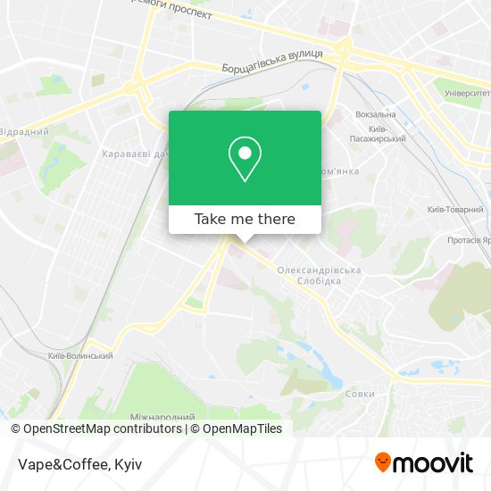 Vape&Coffee map