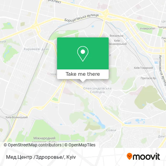 Карта Мед.Центр /Здроровье/