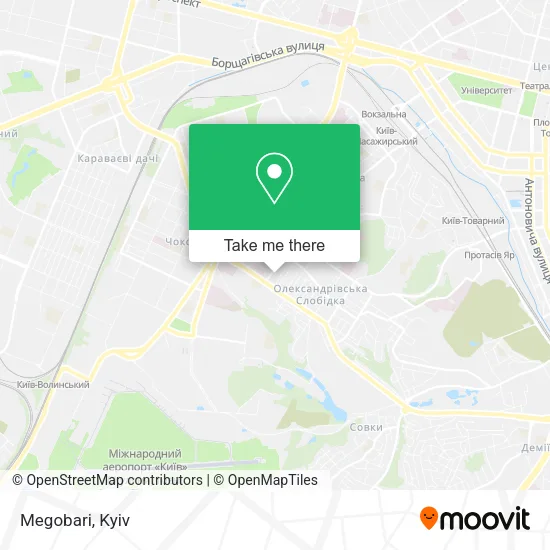 Карта Megobari