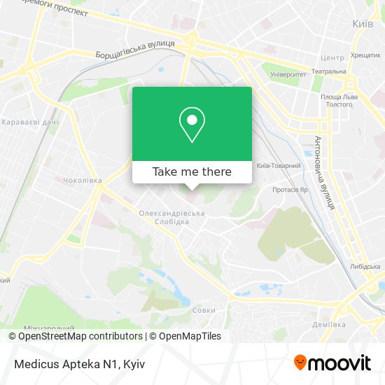 Medicus Apteka N1 map