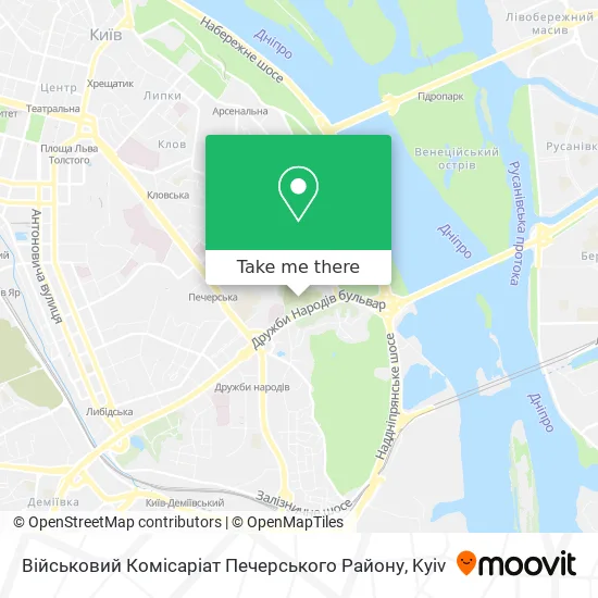 Військовий Комісаріат Печерського Району map