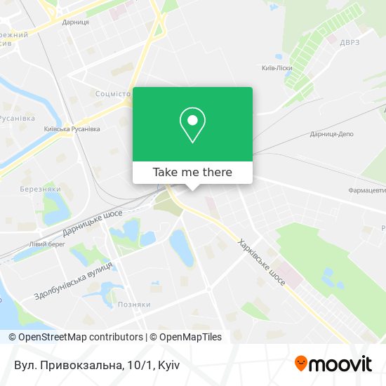 Вул. Привокзальна, 10/1 map