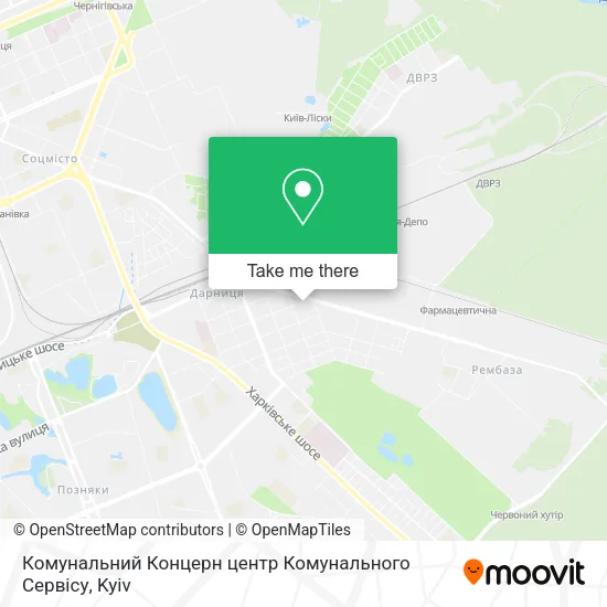 Комунальний Концерн центр Комунального Сервісу map