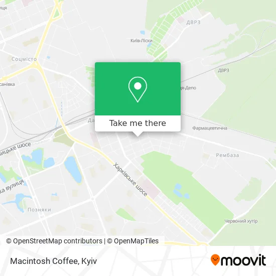 Карта Macintosh Coffee