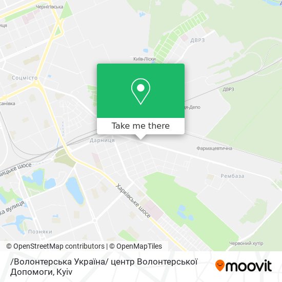 /Волонтерська Україна/ центр Волонтерської Допомоги map