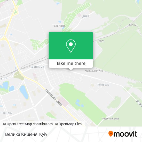 Велика Кишеня map