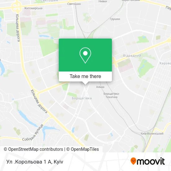 Карта Ул .Корольова 1 А