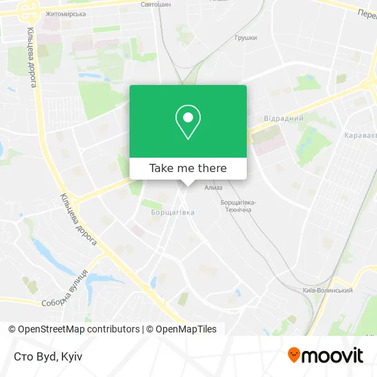 Сто Byd map