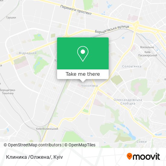 Клиника /Олжена/ map