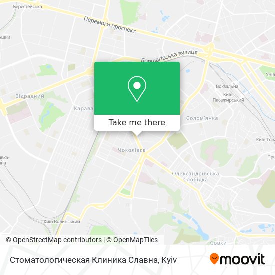 Стоматологическая Клиника Славна map